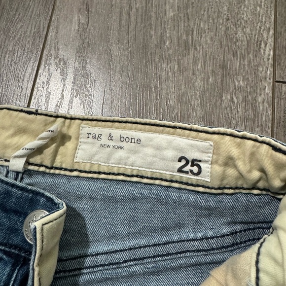 Rag &Bone Maya High Rise Button Front Jean - Size 25 - Picture 5 of 8
